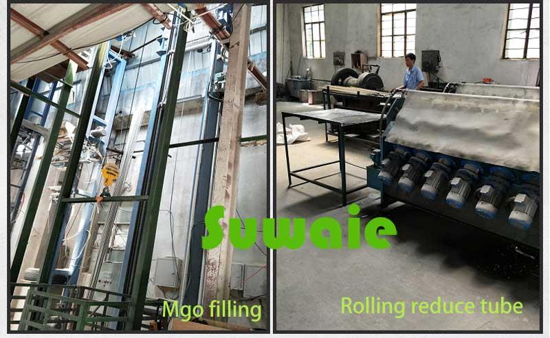 110V 220V الصناعية عناصر التدفئة أنبوبي لعملية المحمصة 110V 220V Industrial Tubular Heating Elements For Roaster process